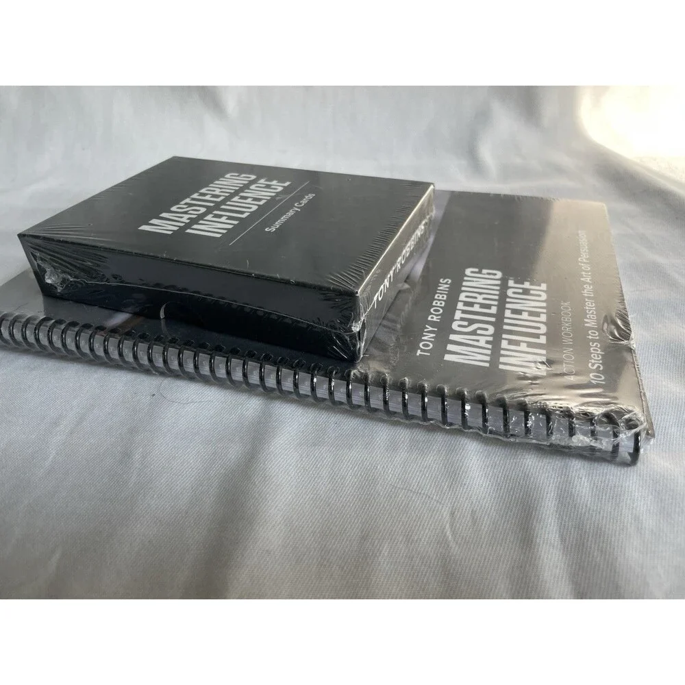 Tony Robbins New Book Bundle Lot + Workbook + Cards